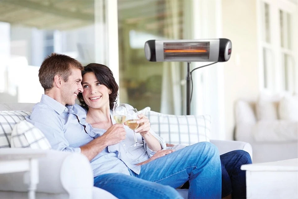 GreenTech pureHeat Calentador de pie/colgante para patio exterior y garaje Foto 2 de 4