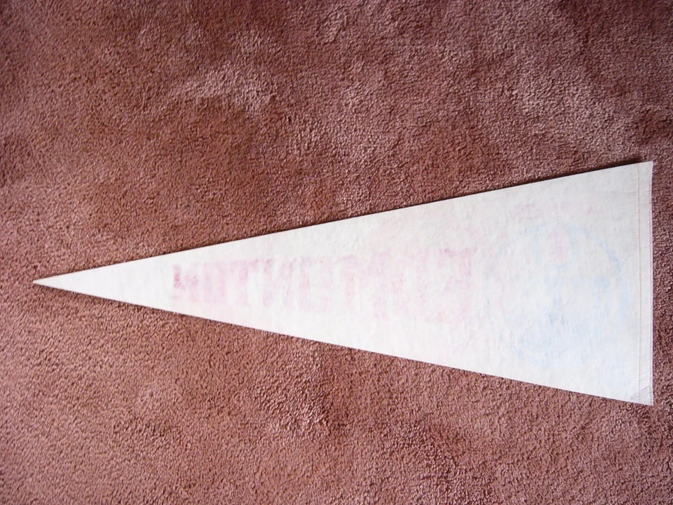 EARLY 1970'S 1972/73 ALBERTA EDMONTON OILERS WHA HOCKEY PENNANT FLAG SHARP NICE - Image 2 of 4
