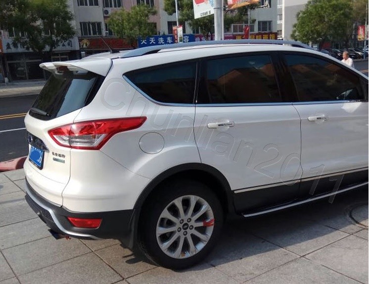 Alerón Trasero De Techo Para Ford Kuga 2013-2018 - Plástico ABS, Color Blanco - Mejora El Estilo Y La Estabilidad
