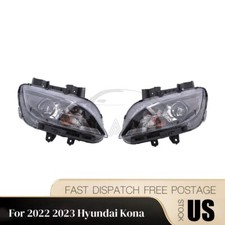 For 2022 2023 Hyundai Kona Halogen Headlight Assembly Left+ Right Set 2pc