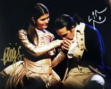 Lin Manuel Miranda & Phillipa Soo Signed Autographed 8x10 Color Photo HAMILTON 