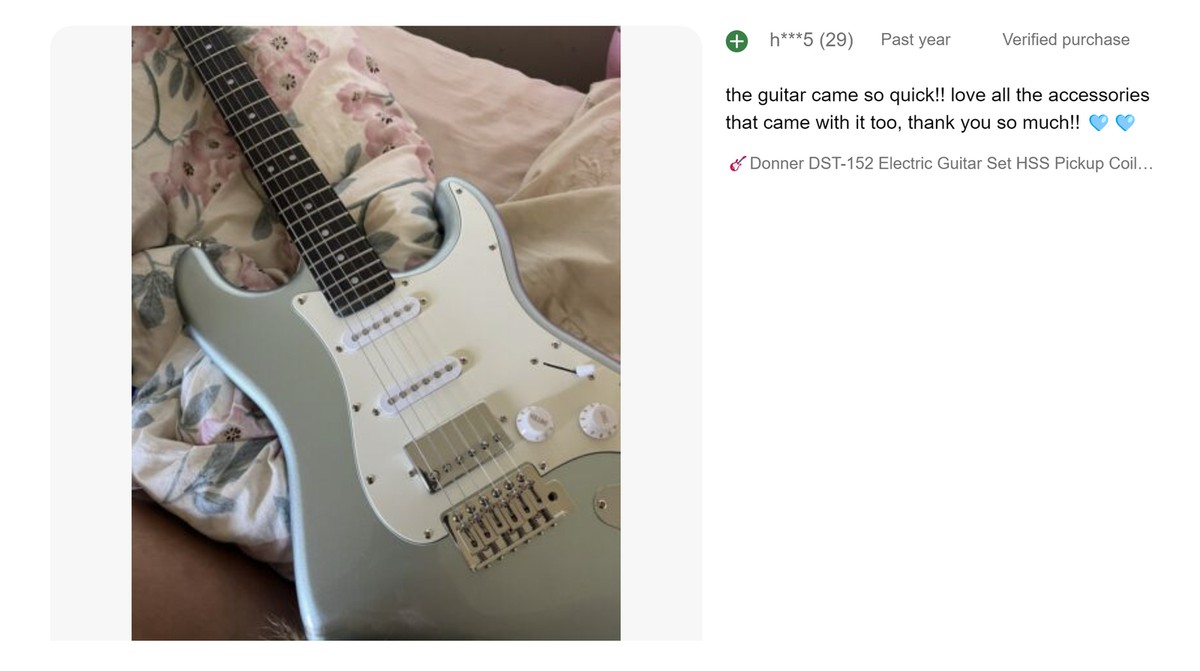 🎸 Donner DST-152 Electric Guitar With Amplifier Coil Split