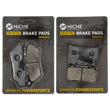 NICHE Brake Pad Set for Victory Touring Cruiser Kingpin Vegas Front Rear Organic