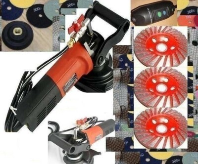 Wet Polisher Grinder 20 stone concrete grinding wheel 100 granite marble buffer