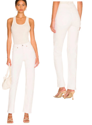 RE/DONE Womens Originals 70's Straight in Vintage White New With Tags Sz 30
