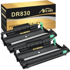 DR830 DR-830 Drum Unit for Brother MFC-L2760DW MFC-L2820DW L2980DW Printer 2Pack