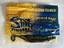 Stinky Fingers Sponge Bait - Soft Plastic Worm - Make in USA - Unique Rare bait