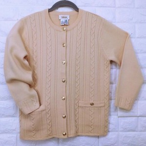 petite cable knit cardigan