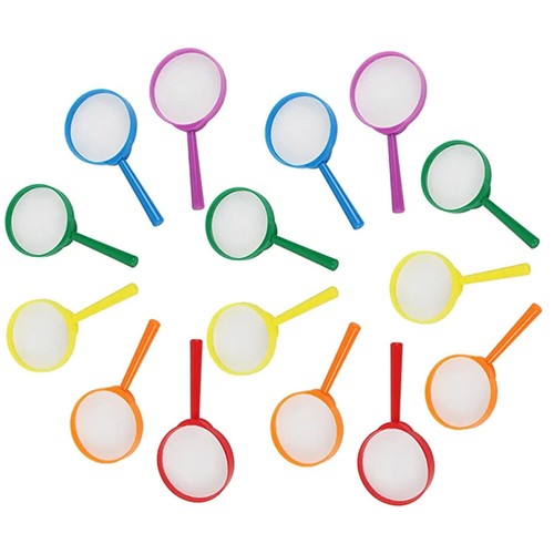 15 Pcs Optical Magnifying Glass Toddler Child Handheld Magnifier