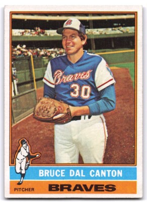 1976 Topps Bruce Dal Canton Atlanta Braves #486