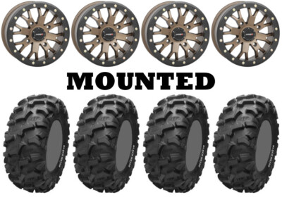 Kit 4 ITP Blackwater Evolution 27x9-14/27x11-14 on SB-4 Beadlock Bronze Nar TER