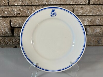 EUROPE-CANADA LINE SALAD PLATE BAUSCHER WEIDEN OCEAN LINER ca 1960
