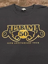 ALABAMA Event T-Shirt 9/23/2022 Ball Arena Denver CO XXL 50th Anniversary Tour
