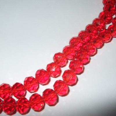 Cheriswely, Perline In Vetro Sfaccettato Rondelle 6 Mm, Trasparenti, Colore AB, Distanziatori Per Gioielli, Bracciali, Collane, Cardo - Foto 4