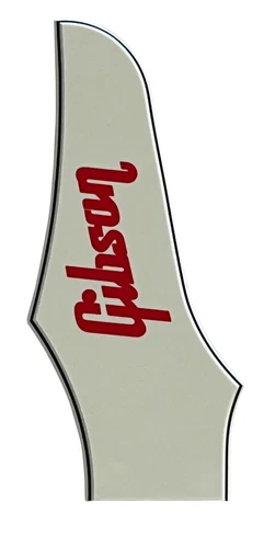 Parts Guitar Pickguard For Gibson Firebird "Logo"Truss Rod Cover 3 Ply Parchment