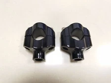 1.65" Tall Handlebar Risers Mount Clamp For Harley Dyna FXD Softail FXSTC FXSTD