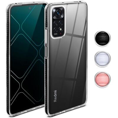 Hülle für Xiaomi Redmi Note 11 / 11S Transparent Eckschutz Silikon Handyhülle