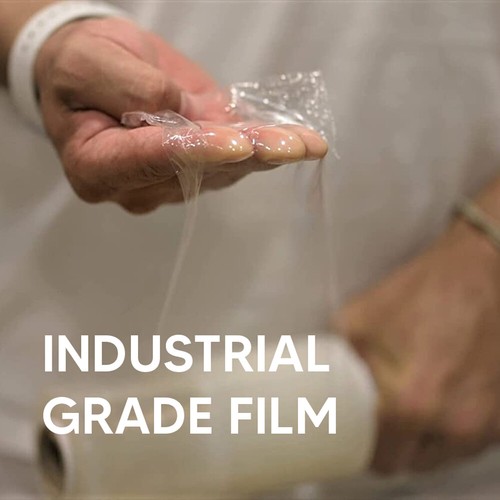 Mini práctica película adhesiva retráctil envolvente de palet para usos industriales - todos los tamaños - Imagen 28 de 31