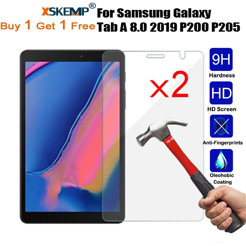 2Pcs Tempered Glass Screen Protector For Samsung Galaxy Tab A 7.0/8.0/10.1 Inch - Image 2 of 4