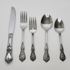 Vintage 5 Piece Onieda St. Ives Betty Crocker Stainless Flatware Place Setting