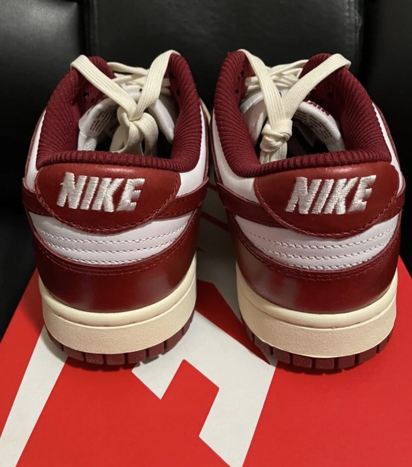 Nike Dunk Low PRM Vintage Team Red Coconut White Size Women Nike Dunk Low PRM Vintage Team Red Coconut White Size Women
