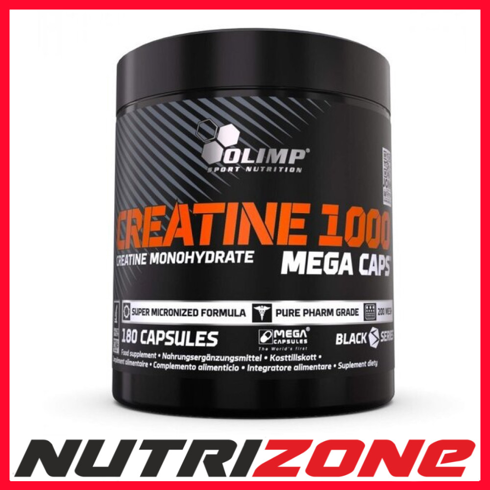 Olimp Nutrition Creatine 1000 Monohydrate Strength Booster - 180 caps
