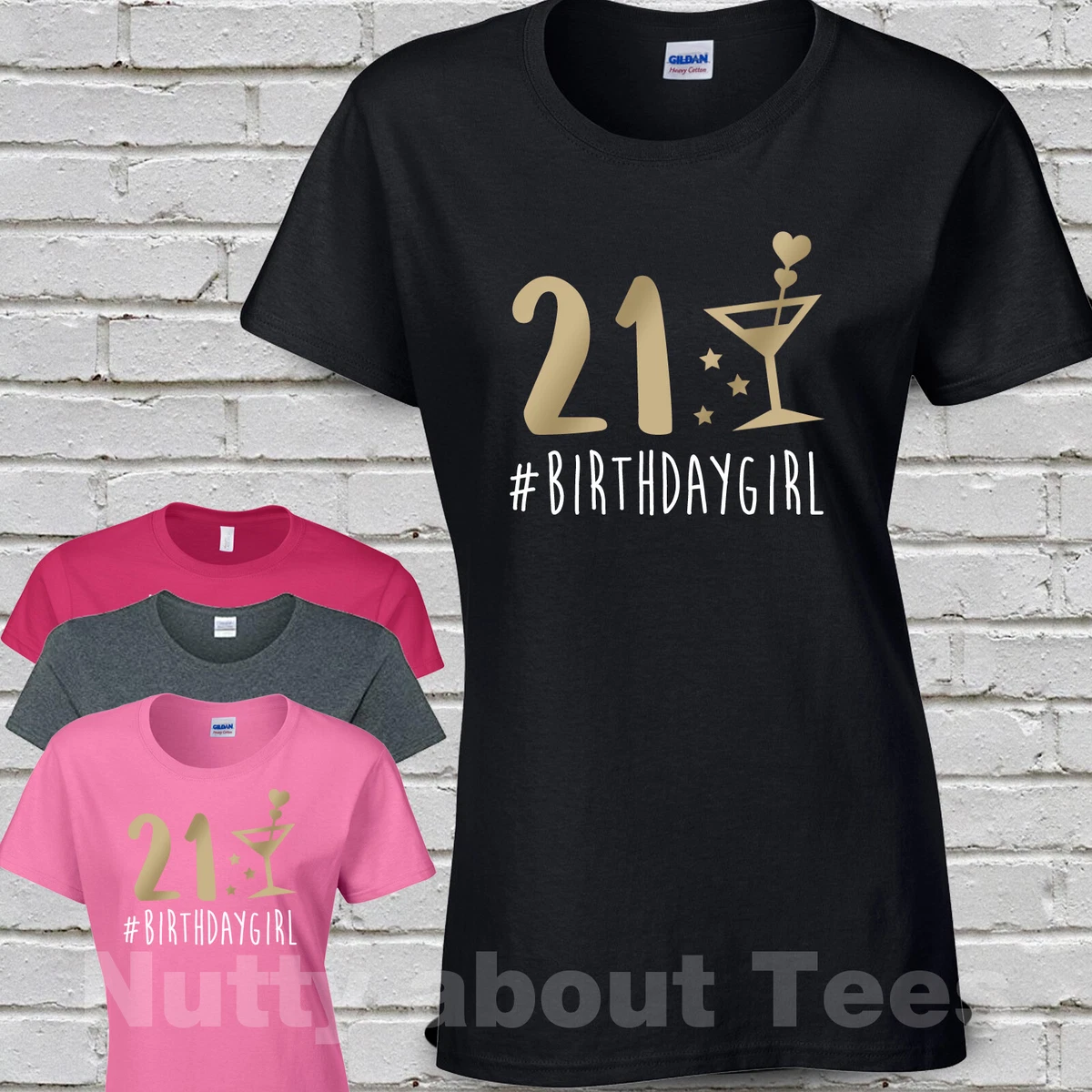 21st birthday shirt for ladies sales