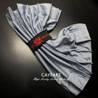 JDM Cayears Produce Gray Car Curtains Red JP Luxury Window Shade Valance 60cm S