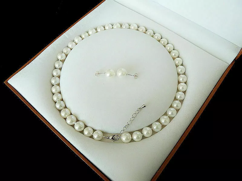 Natural pearl best sale set