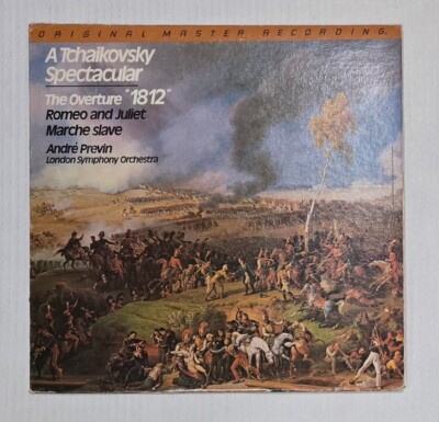 A Tchaikovsky Spectacular  The Overture 1812 Romeo Juliet - Andre Previn LP