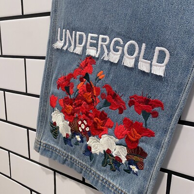 heaven by marcjacobs⭐︎Laser Floral Denim Heaven By Marc Jacobs