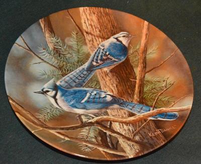 Knowles/Kevin Daniel Ltd Ed Plate: THE BLUE JAY