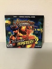 New Sealed Amazing Hidden Object Games: Murder Mystery 2 - 5 Pack - PC
