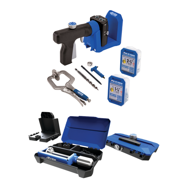 Kreg Pocket Hole Jig 520 Pro Taschenloch Bohrschablone + Basis Station-image
