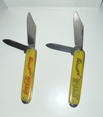 USED, GOOD CONDITION, Coca-Cola, Vintage promotional pocket knife, LOT