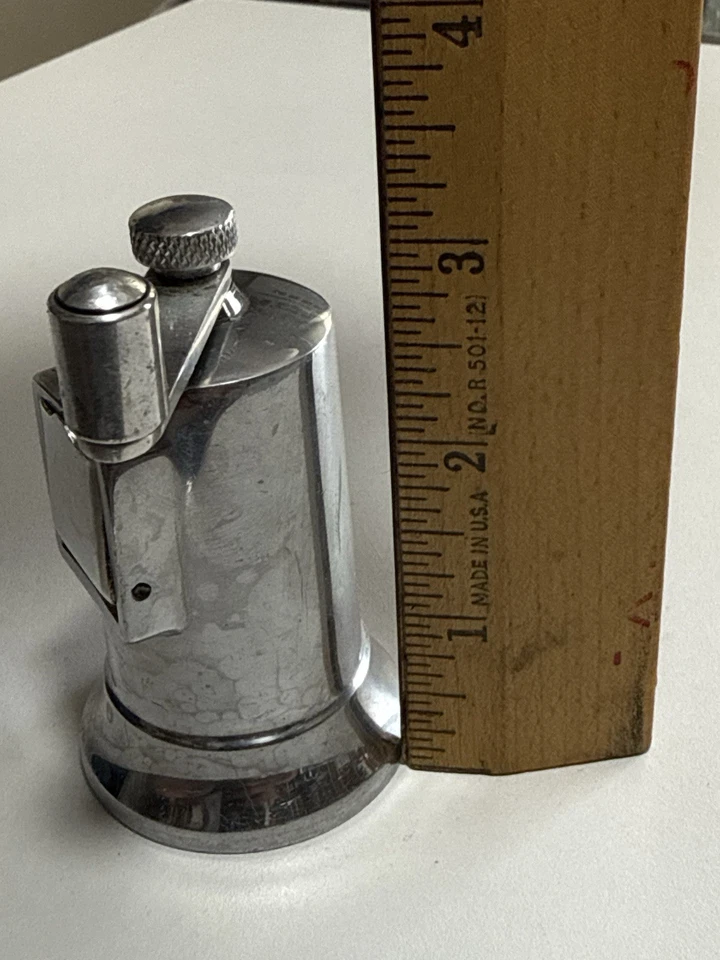 Molinillo molinillo vintage Perfex France de 3,5 pulgadas de especias fundidas sólidas sal pimienta en muy buen estado Foto 3 de 4