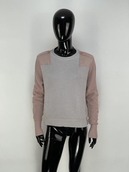 Women Diesel Sweater Grey Cotton XS