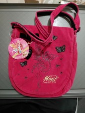 Winx Club Umhängetasche rosa/schwarz Canvas ...