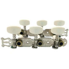Acoustic Classical Guitar Tuning Pegs Keys Tuners Machine Heads Set Chrome
