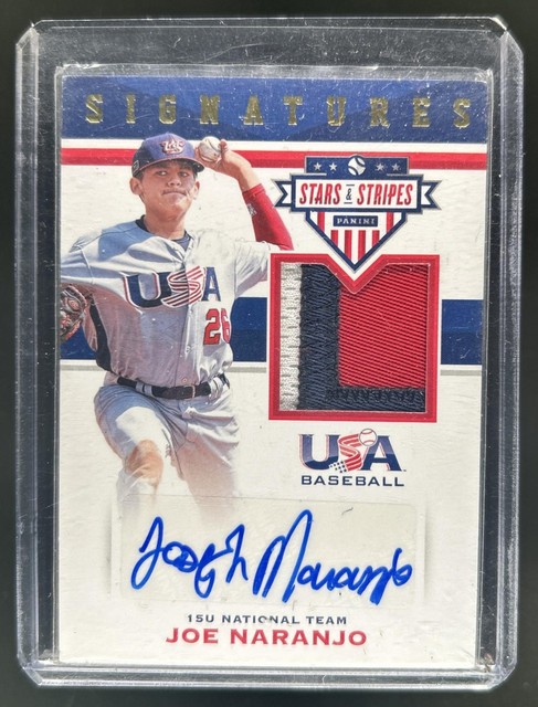 2017 USA Stars & Stripes Joe Naranjo Signatures Patch Prime Auto Autograph #/25