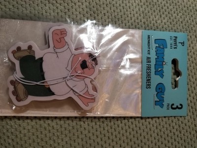 Perri's Family Guy 3 Pack Car Air Fresheners Midnight Ice Scent Peter Griffin 