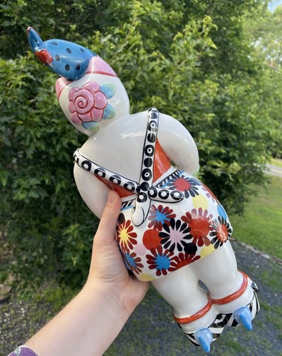 RARE & LARGE 15" Vintage RoseMarie Benedikt Villeroy & Boch Porcelain Cat Mother - Bild 3 von 13