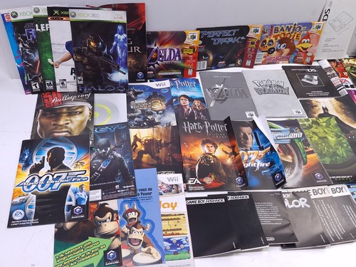Nintendo N64 Xbox Gamecube Gameboy DS Lote Manuales 007 Zelda Banjo Halo Sega... - Imagen 16 de 16