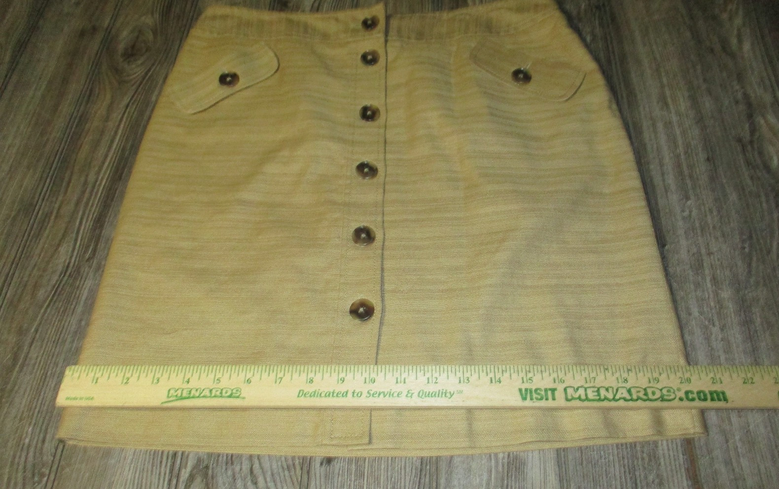 Anne Klein Button Down Beige Button Down Skirt Wo… - image 8