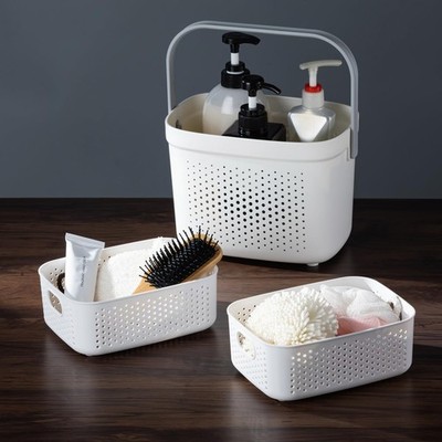 Portable Shower Caddy with Handle College Dorm Room Cleaning Supply Organizer