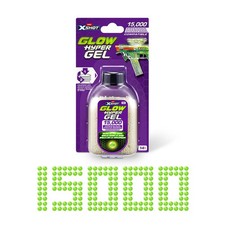 Zuru XSHOT Hyper Gel Glow Pellet Refill Pack 15,000 Hyper Gel Pellets by ZURU