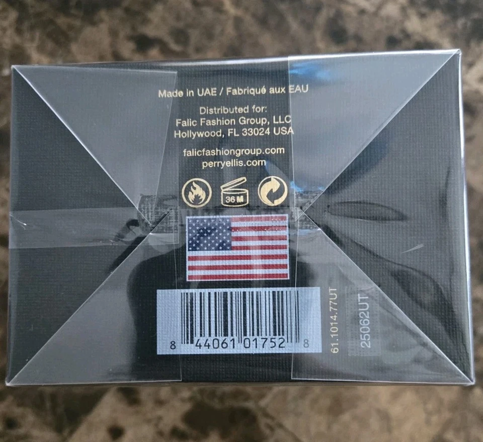 PERRY ELLIS OUD NEGRO VAINILLA ABSOLUTO.  Caja no abierta *Descontinuada*  Foto 4 de 4