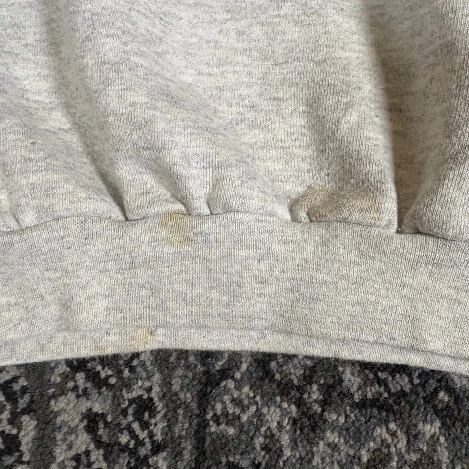 Vintage 90s Logo 7 Chicago Bears Gray Pullover Crewneck Sweater Sz XL NFL - Image 4 of 4