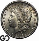 1896 Morgan Silver Dollar Coin, Lustrous BU++