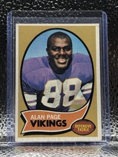 Topps 1970 Alan Page Rookie #59 Minnesota Vikings NFL Football Card. rookie card picture